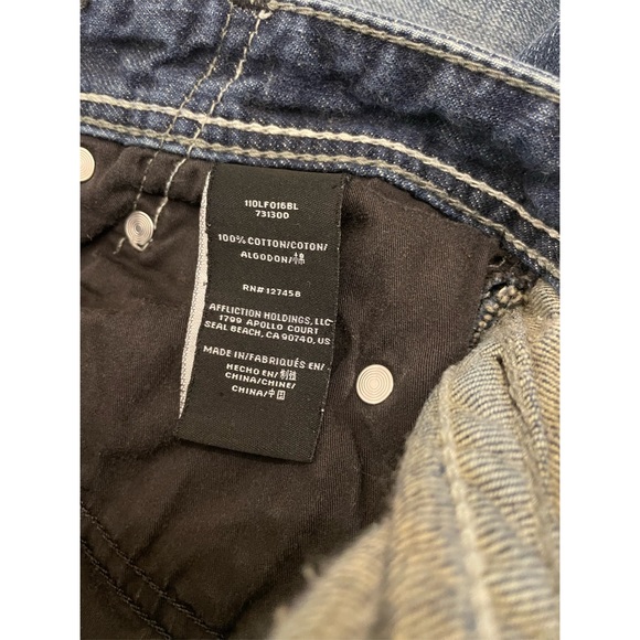 ****SOLD Affliction for Buckle Grant Jean - Picture 6 of 6